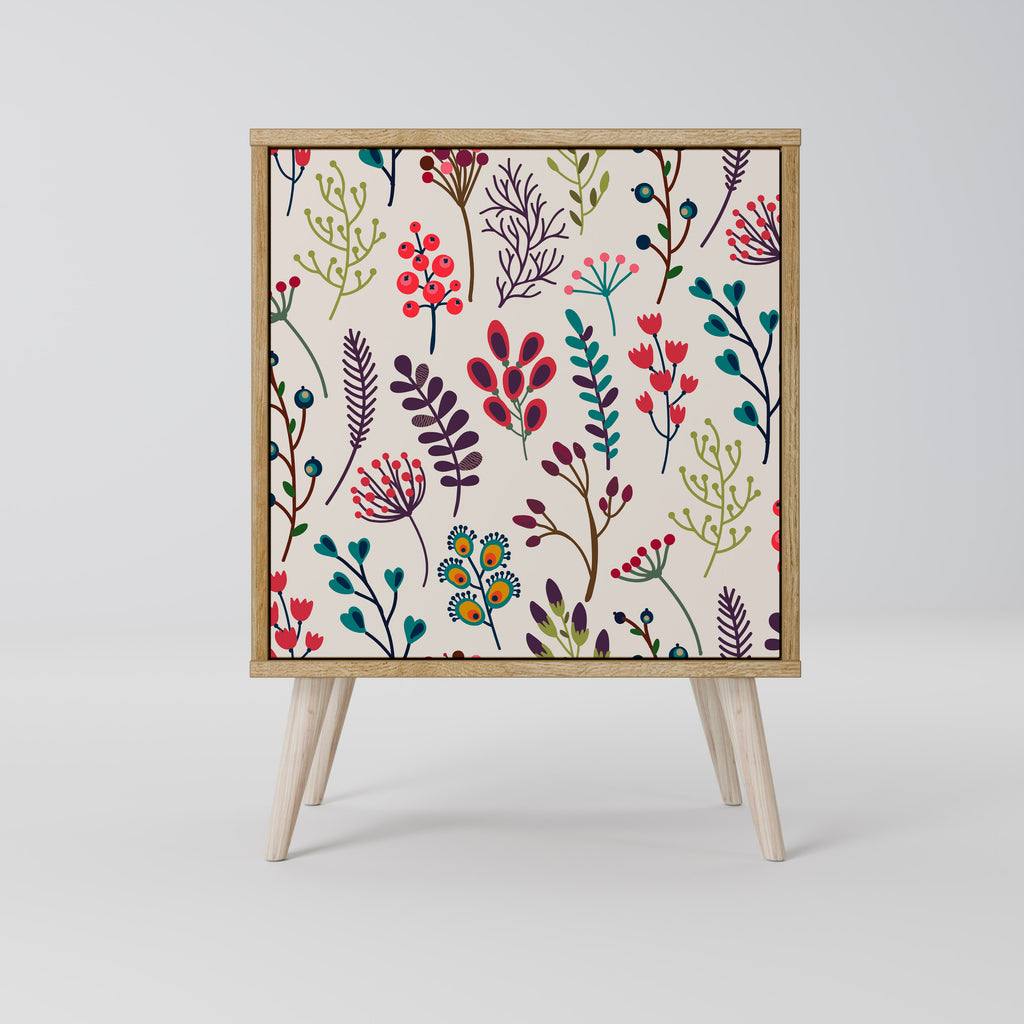 AUTUMN SUNDRIES 1-Door Sideboard in Oak Effect