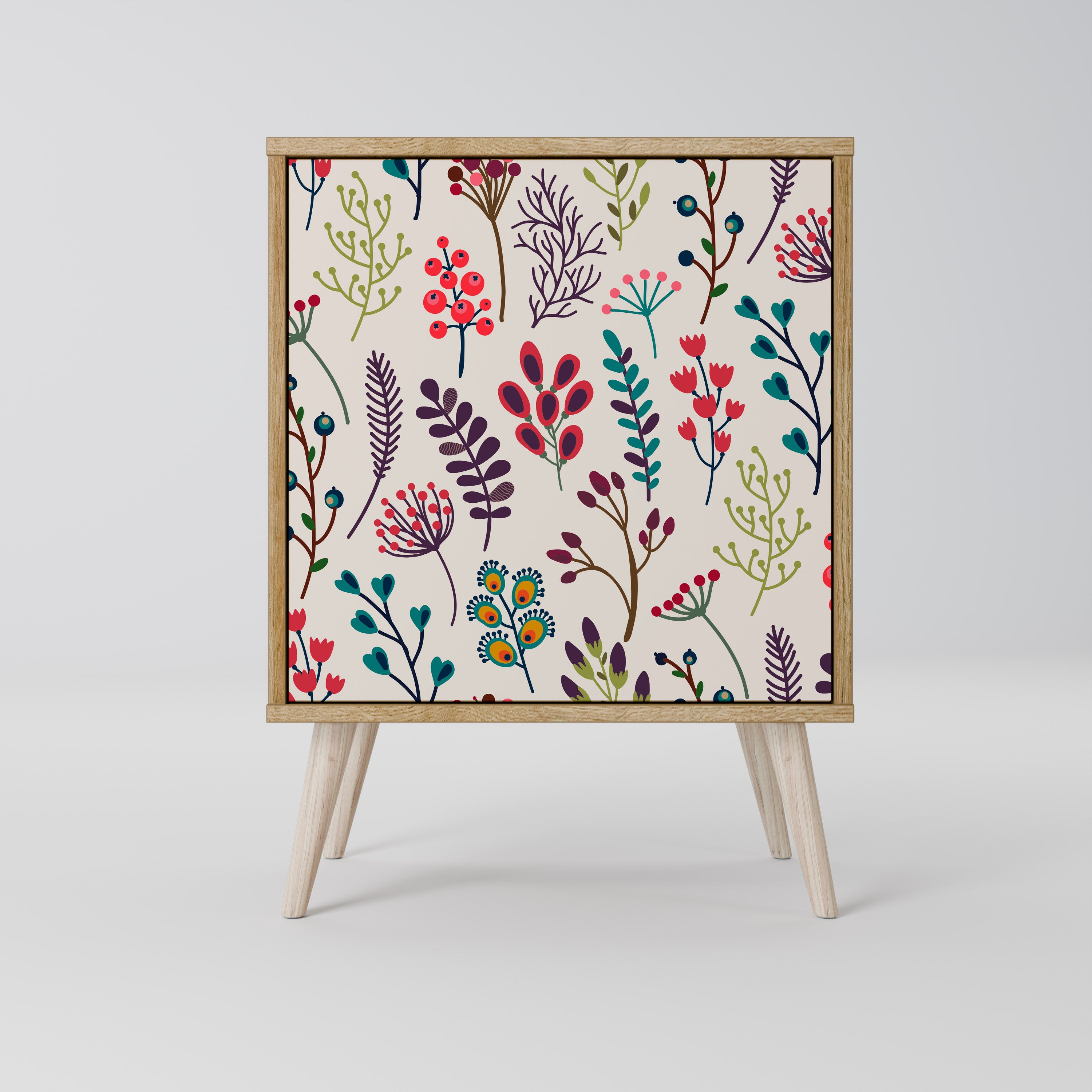 AUTUMN SUNDRIES 1-Door Sideboard in Oak Effect