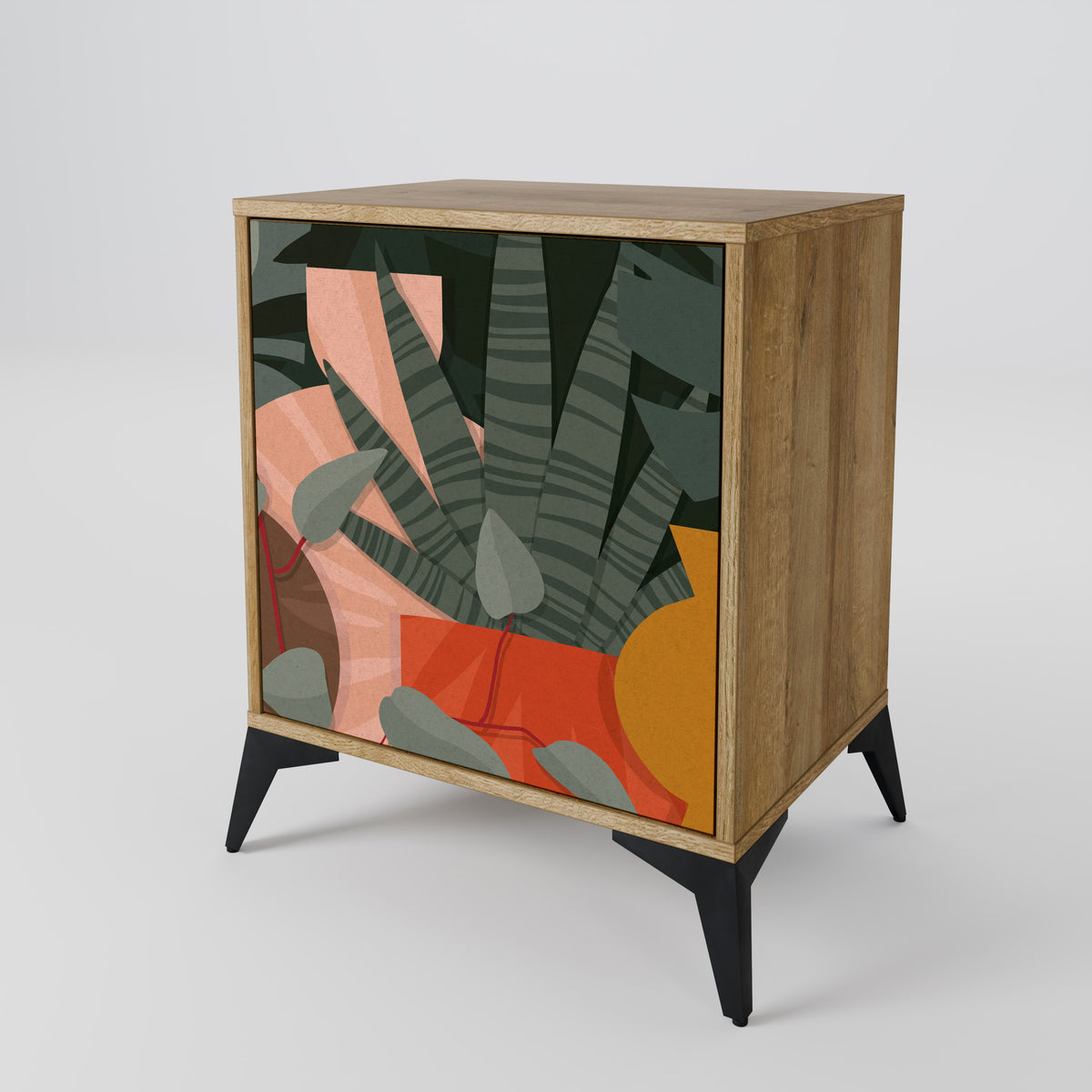 TROPICAL COMPOSITION 1-Door Sideboard