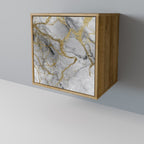 TIMELESS GLIDE Aparador de 1 Puerta en Efecto Roble