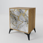 TIMELESS GLIDE Aparador de 1 Puerta en Efecto Roble