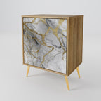 TIMELESS GLIDE Aparador de 1 Puerta en Efecto Roble