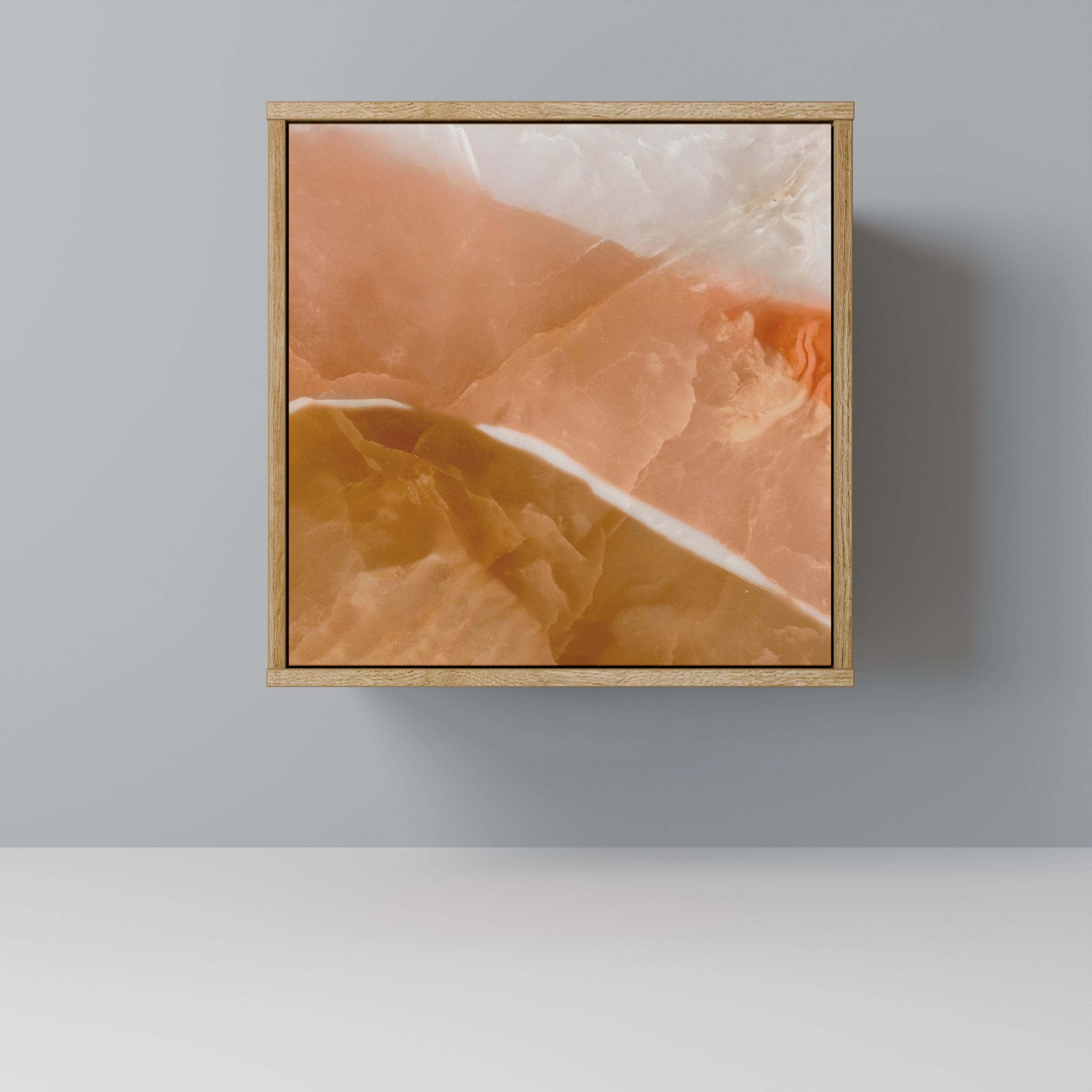 Aparador SANDHILLS SPLENDOUR de 1 puerta con acabado efecto roble