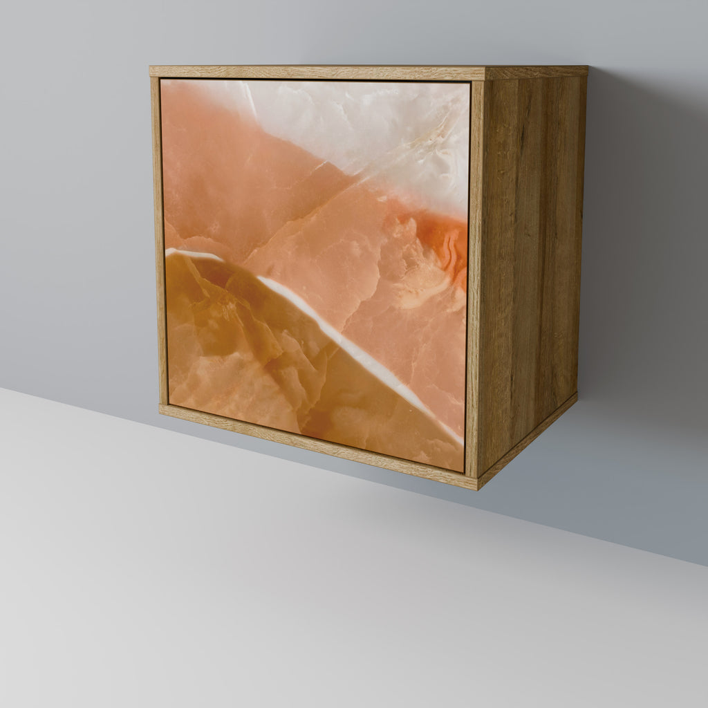 Aparador SANDHILLS SPLENDOUR de 1 puerta con acabado efecto roble