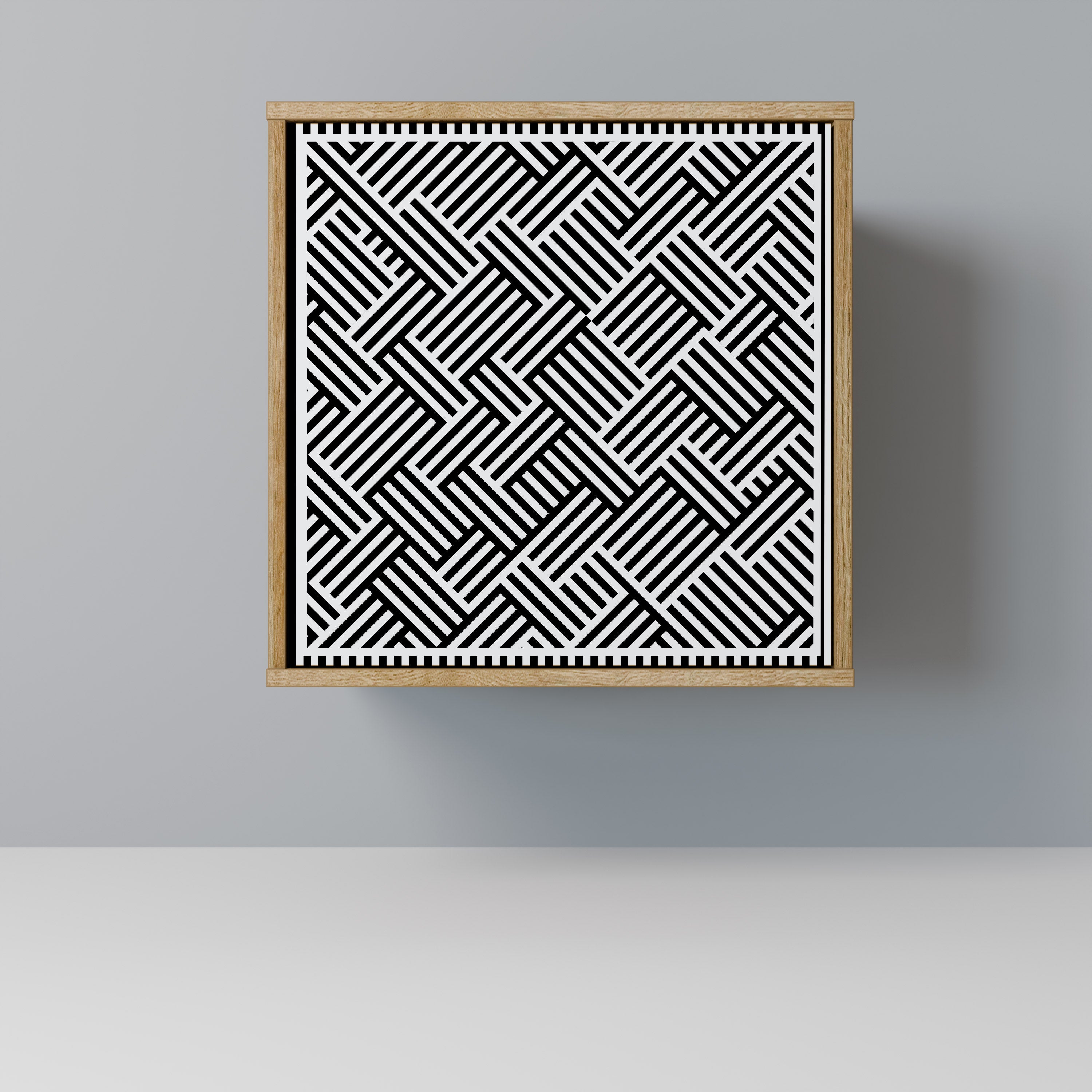 TEMPORARY SEQUENCE 1-Door Sideboard in Oak Effect