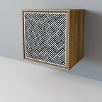 TEMPORARY SEQUENCE Aparador de 1 Puerta en Efecto Roble