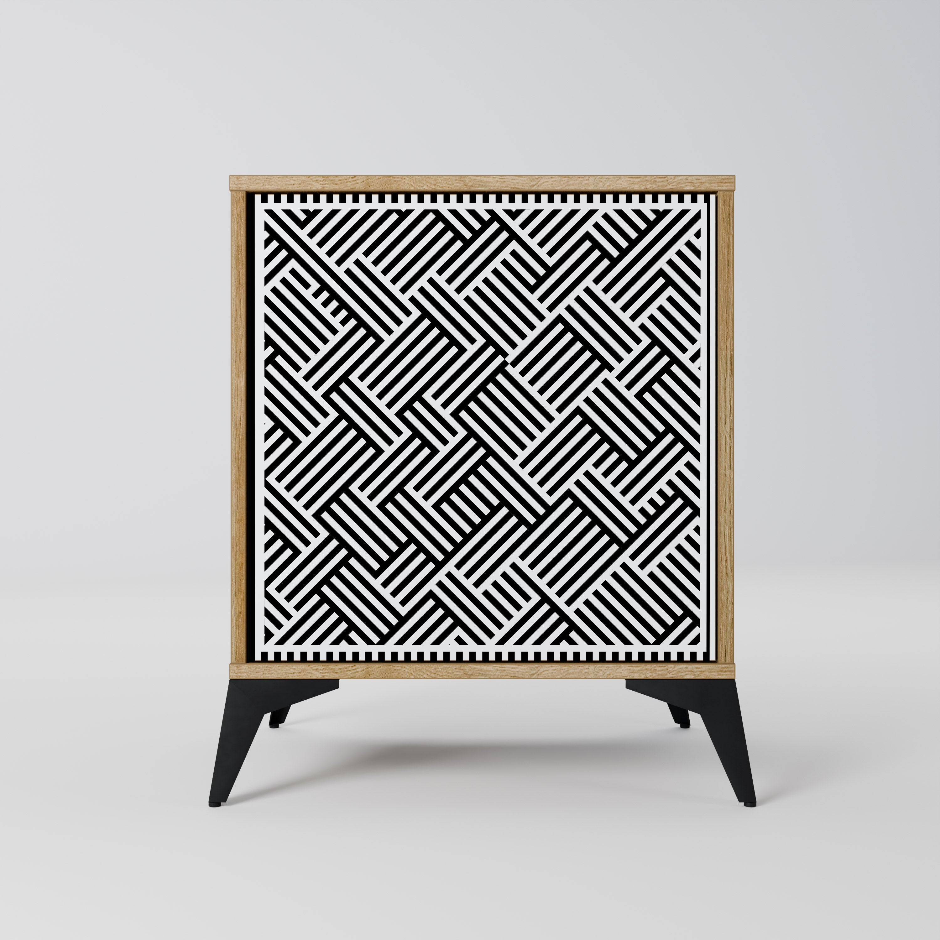 TEMPORARY SEQUENCE 1-Door Sideboard in Oak Effect