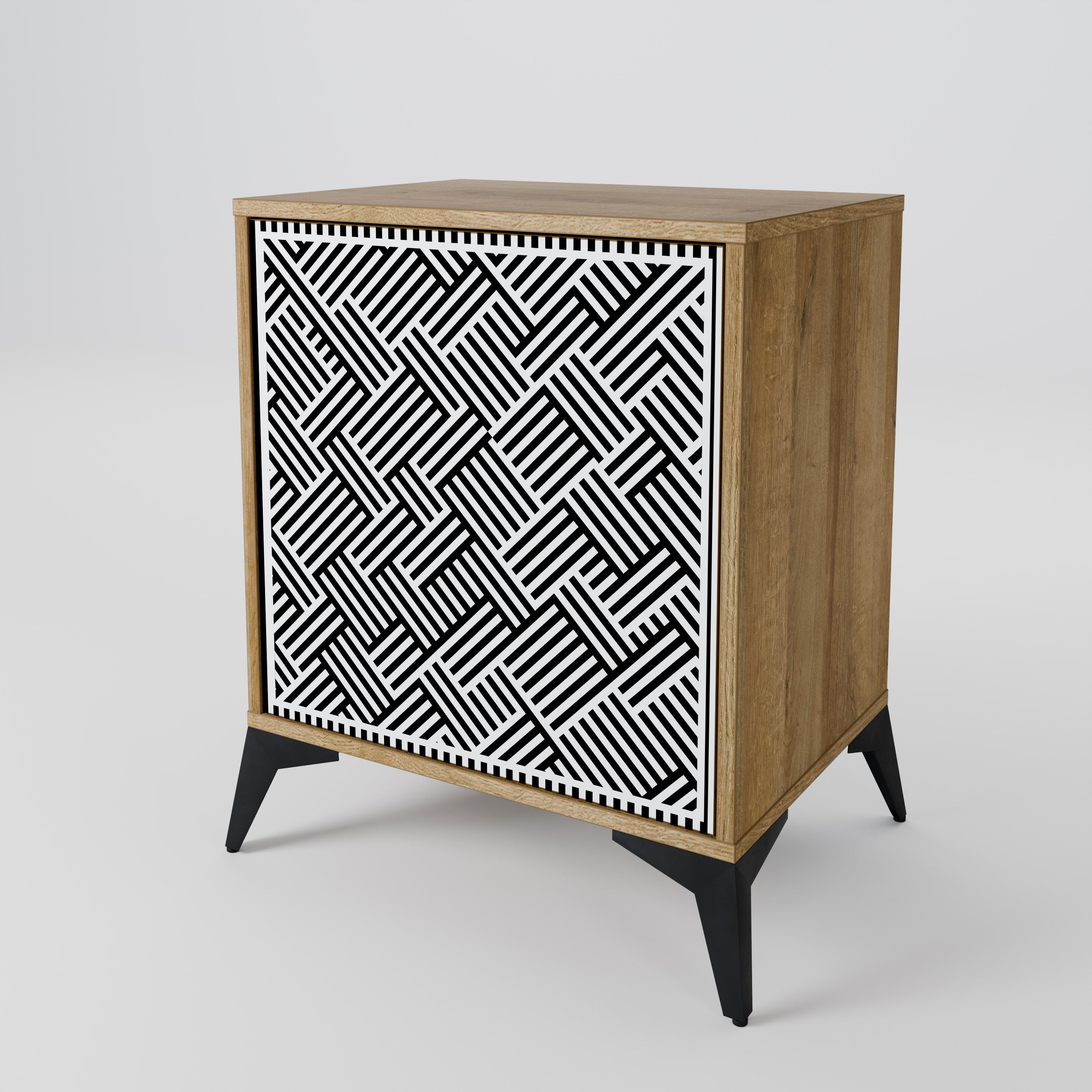 TEMPORARY SEQUENCE 1-Door Sideboard in Oak Effect