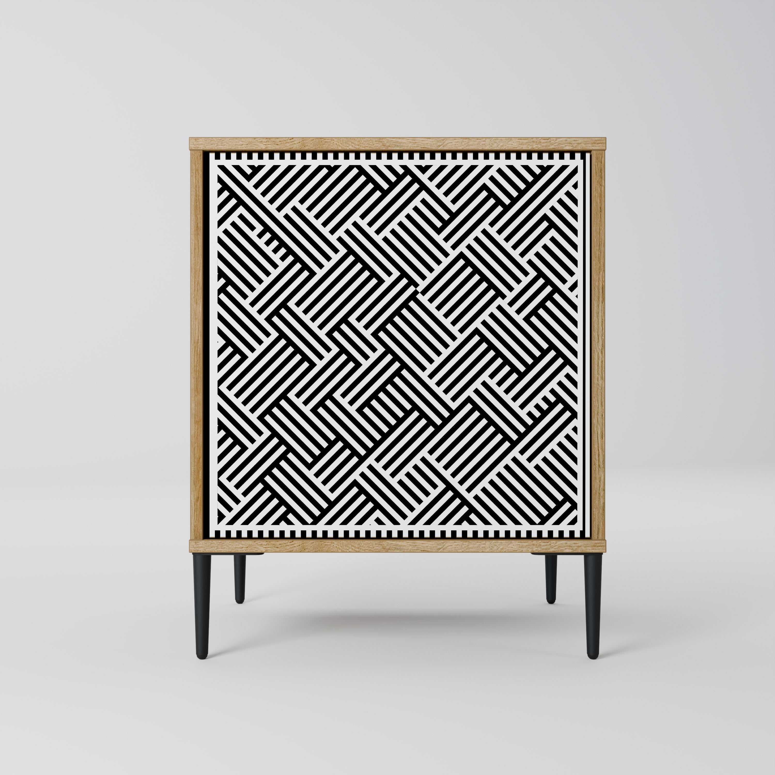 TEMPORARY SEQUENCE 1-Door Sideboard in Oak Effect