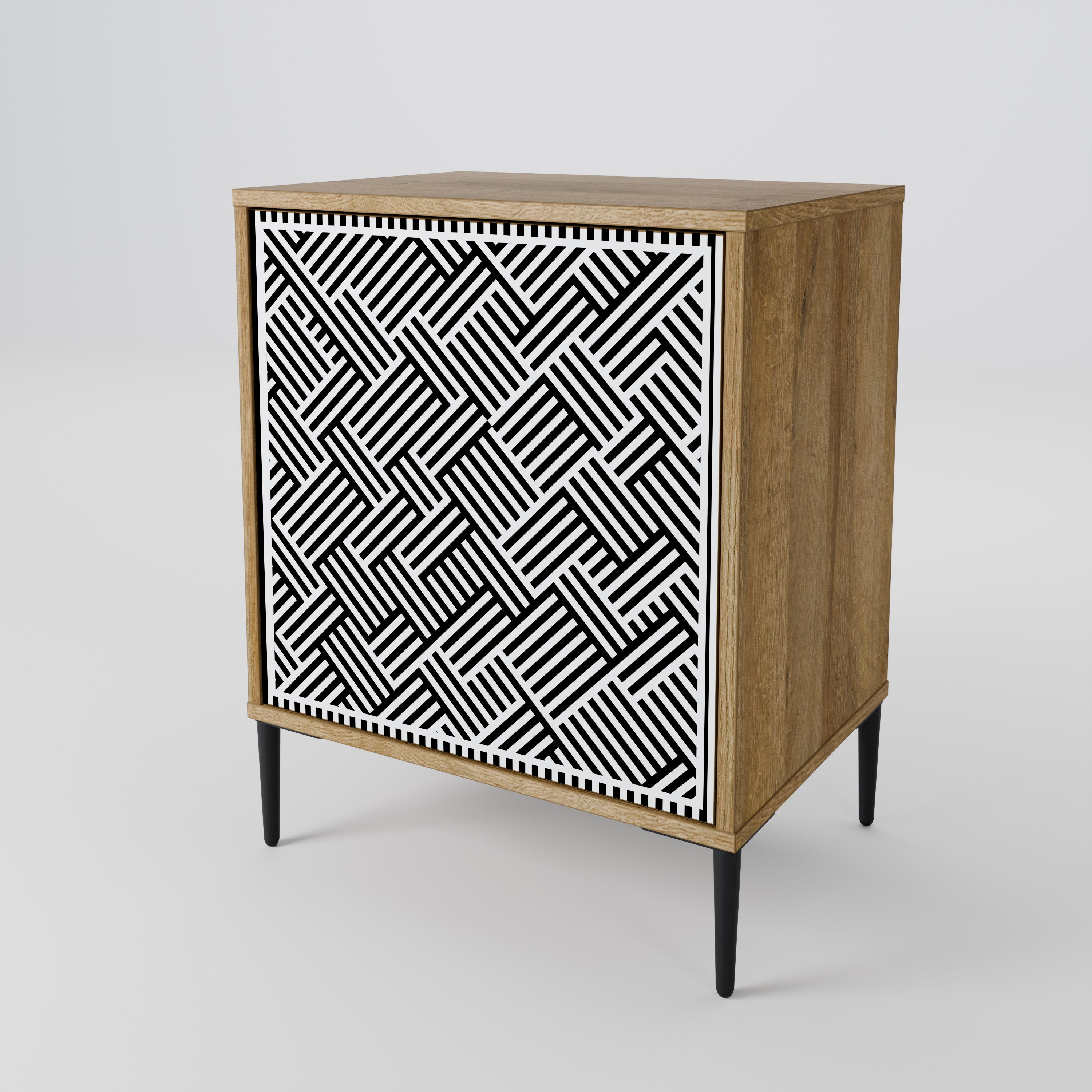 TEMPORARY SEQUENCE 1-Door Sideboard in Oak Effect