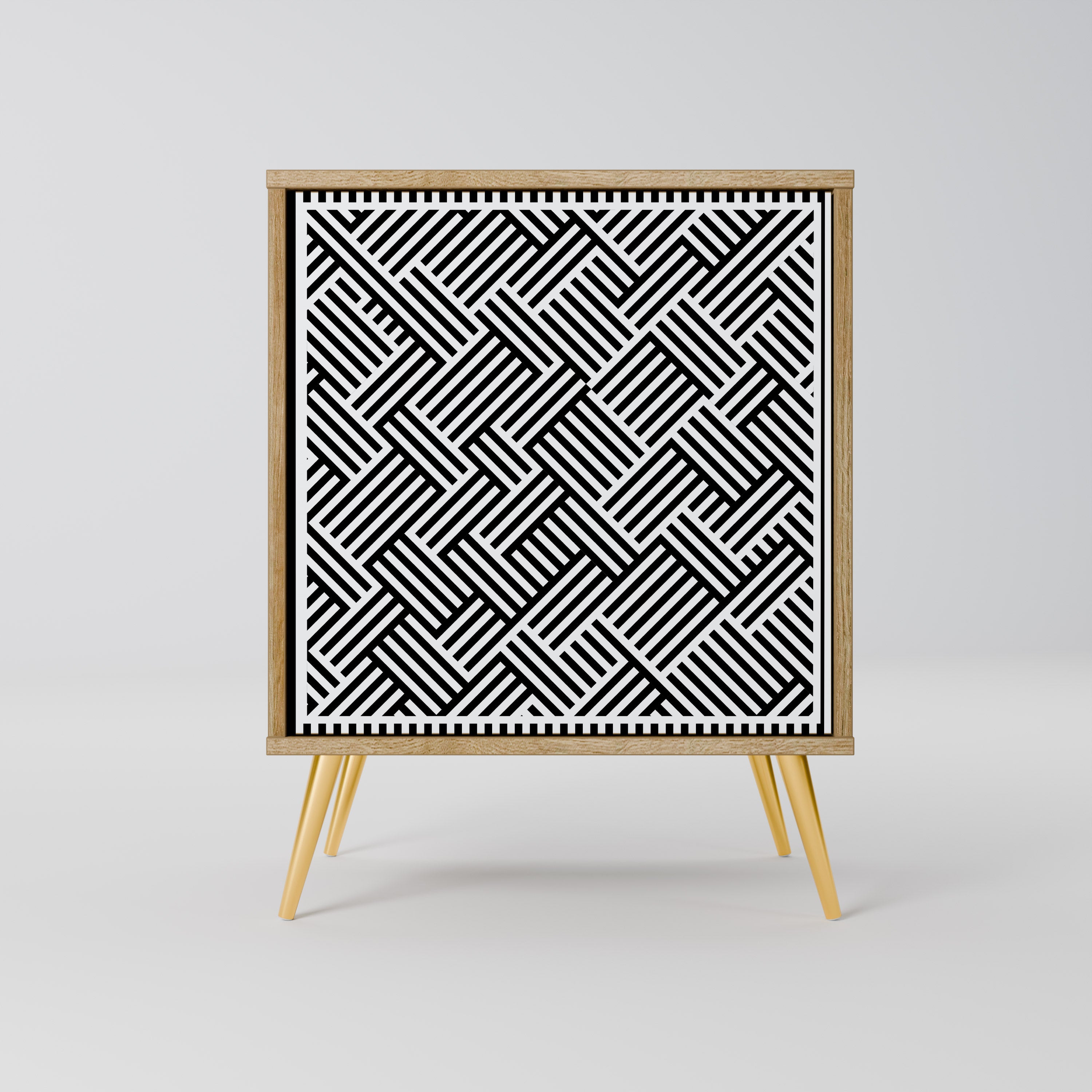 TEMPORARY SEQUENCE 1-Door Sideboard in Oak Effect