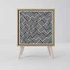 TEMPORARY SEQUENCE Aparador de 1 Puerta en Efecto Roble