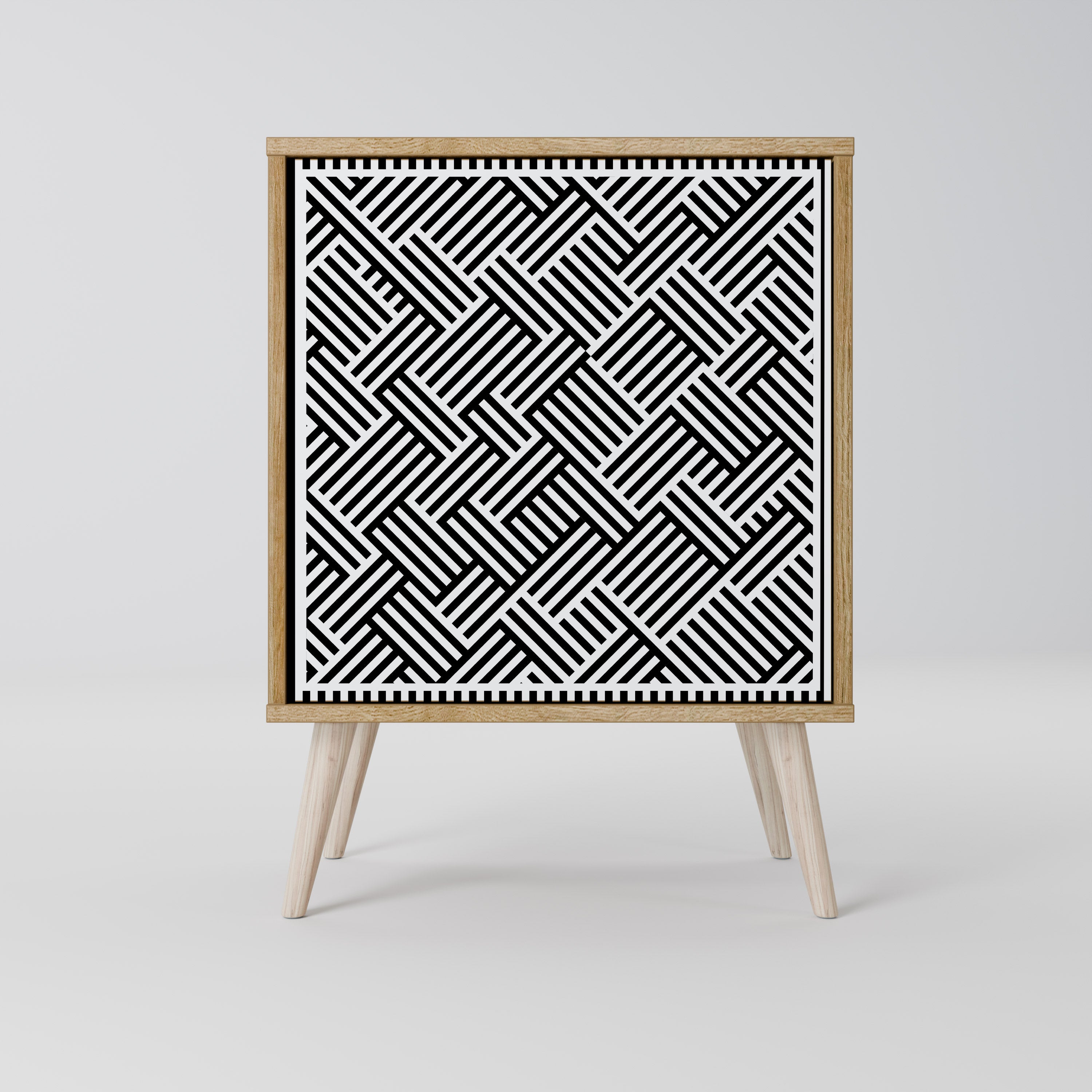 TEMPORARY SEQUENCE 1-Door Sideboard in Oak Effect