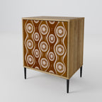 BROWN EYES 1-Door Sideboard in Oak Effect