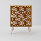 BROWN EYES 1-Door Sideboard in Oak Effect