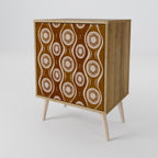 BROWN EYES 1-Door Sideboard in Oak Effect