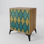POLYGONS 1-Door Sideboard in Oak Effect