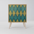 POLYGONS 1-Door Sideboard in Oak Effect