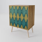 POLYGONS 1-Door Sideboard in Oak Effect