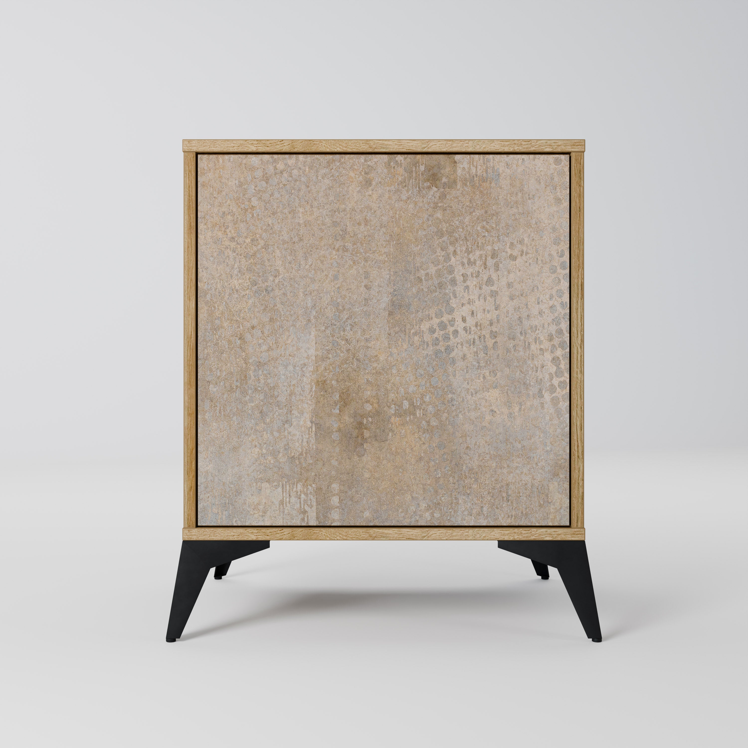 ERROR DE PANTALLA Aparador de 1 puerta con efecto roble