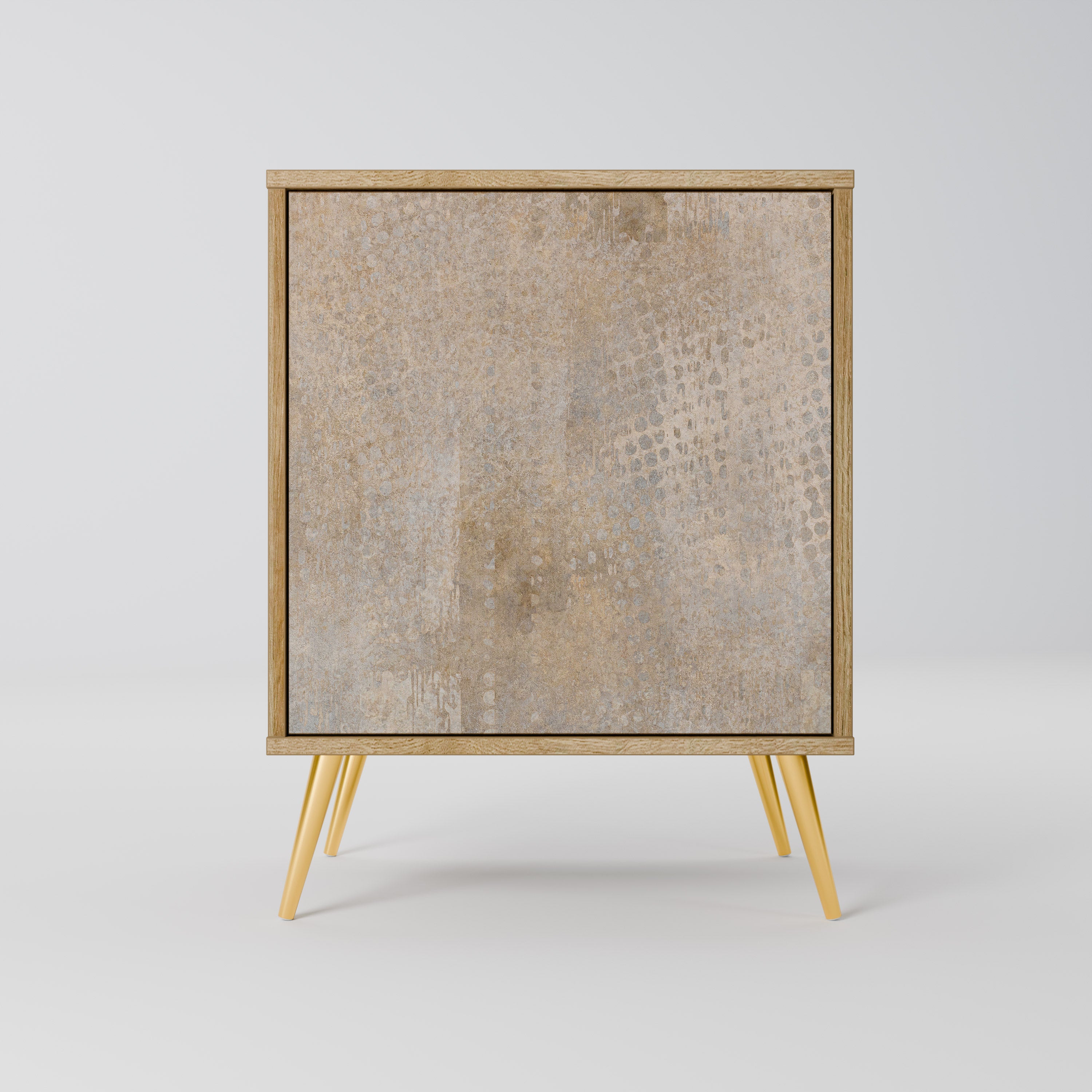 ERROR DE PANTALLA Aparador de 1 puerta con efecto roble