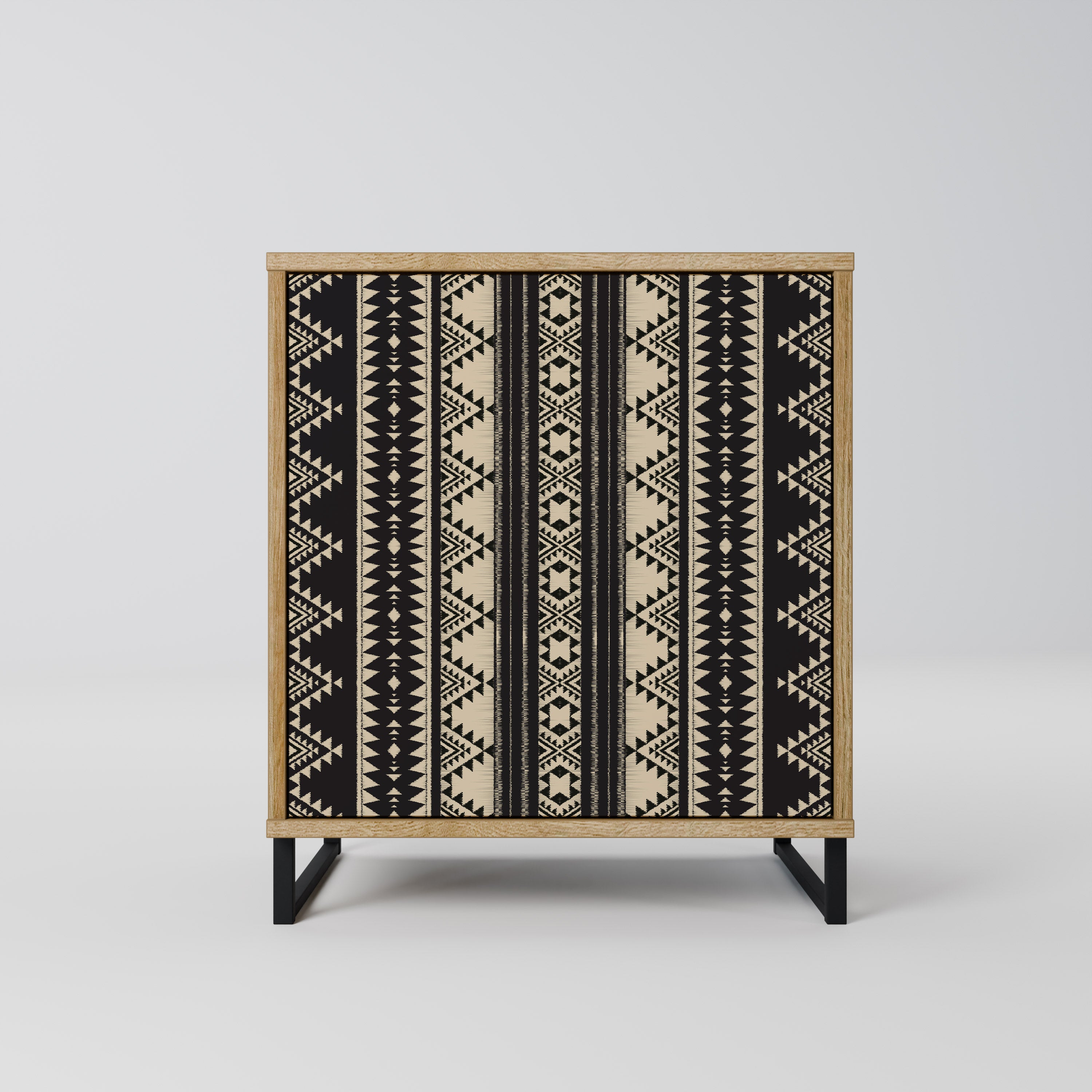 AZTEC 1-Door Sideboard in Oak Effect
