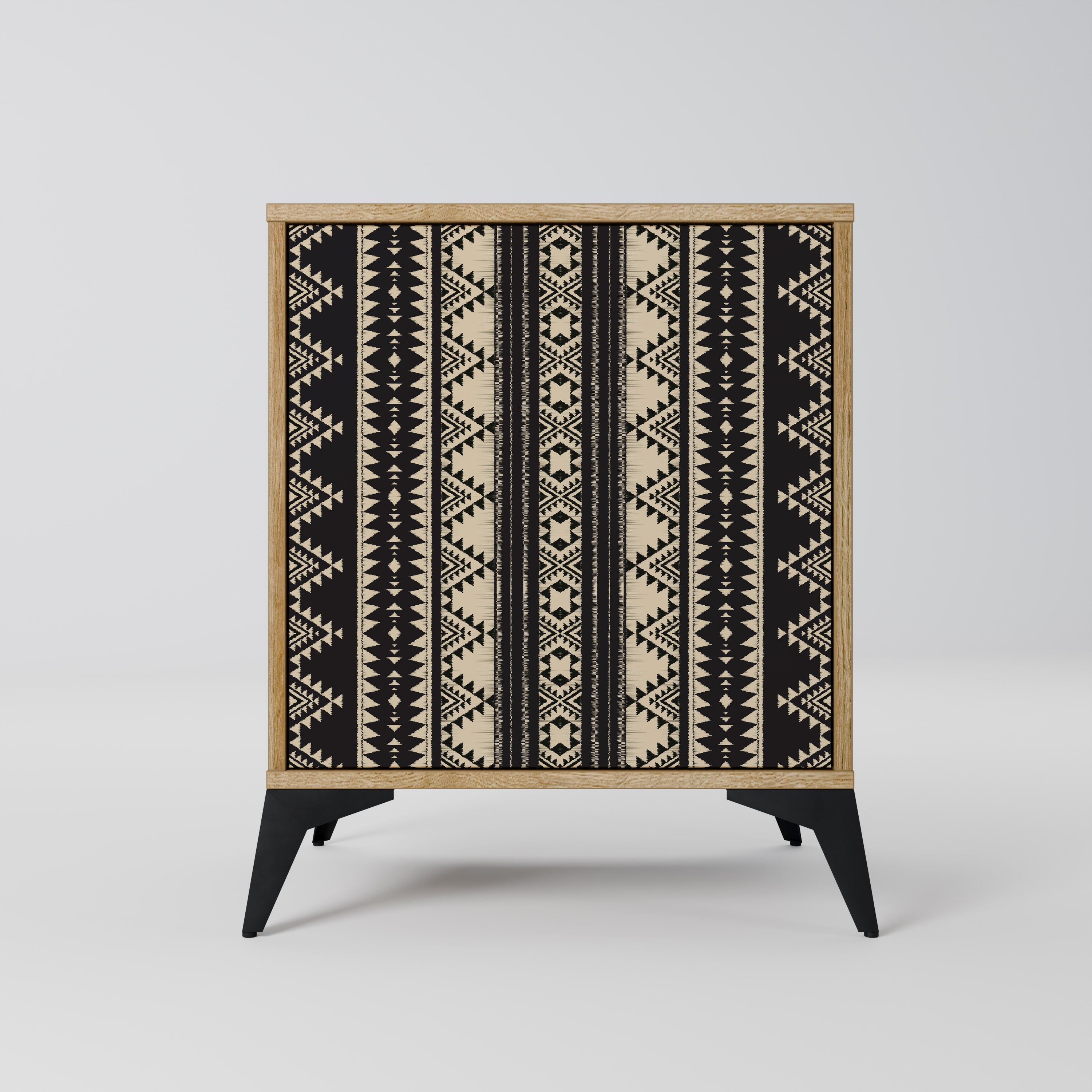 AZTEC 1-Door Sideboard in Oak Effect
