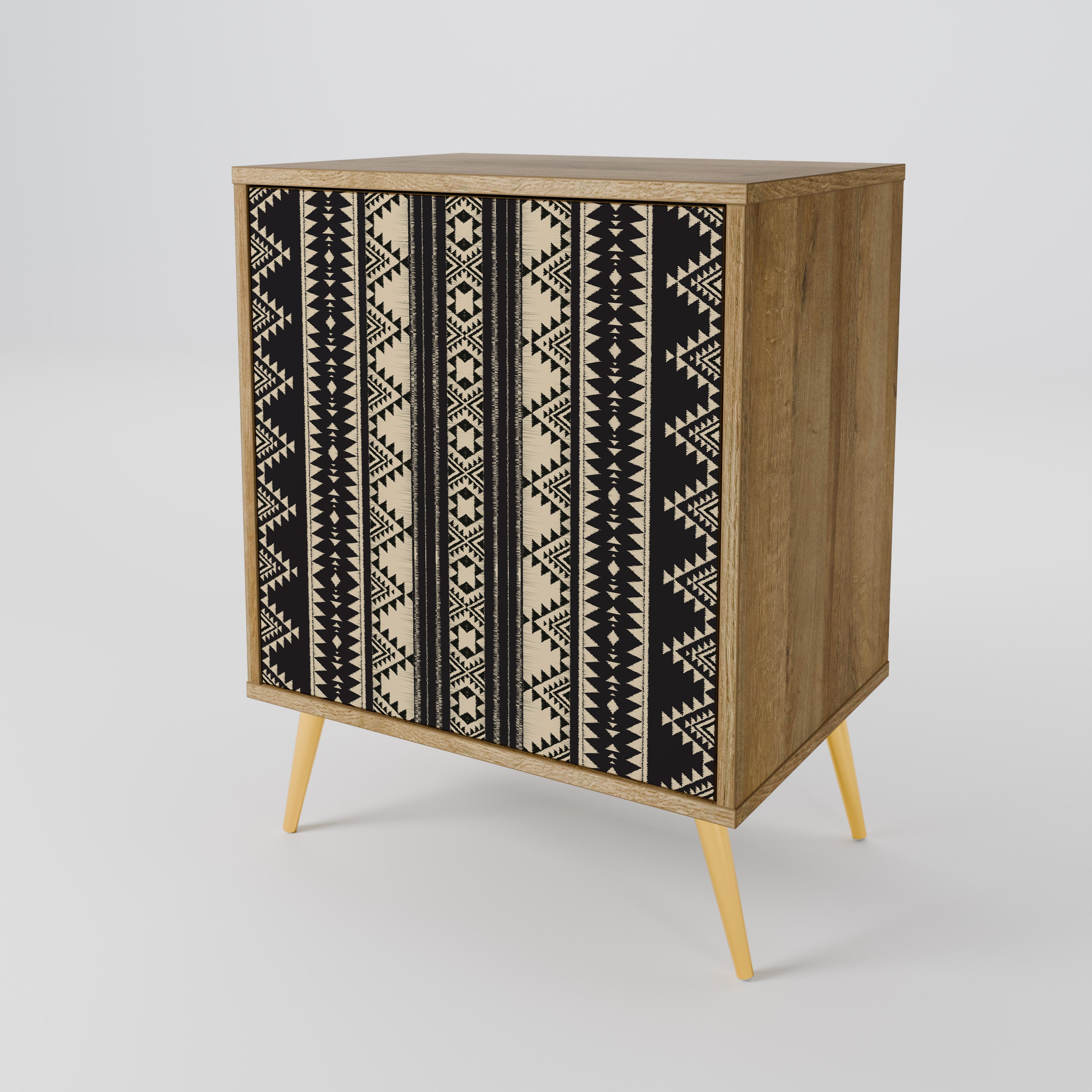 AZTEC 1-Door Sideboard in Oak Effect