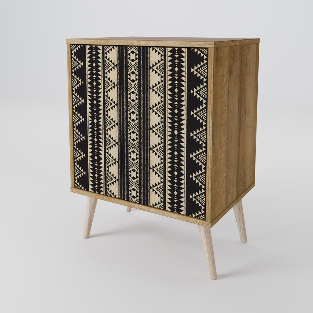AZTEC 1-Door Sideboard in Oak Effect