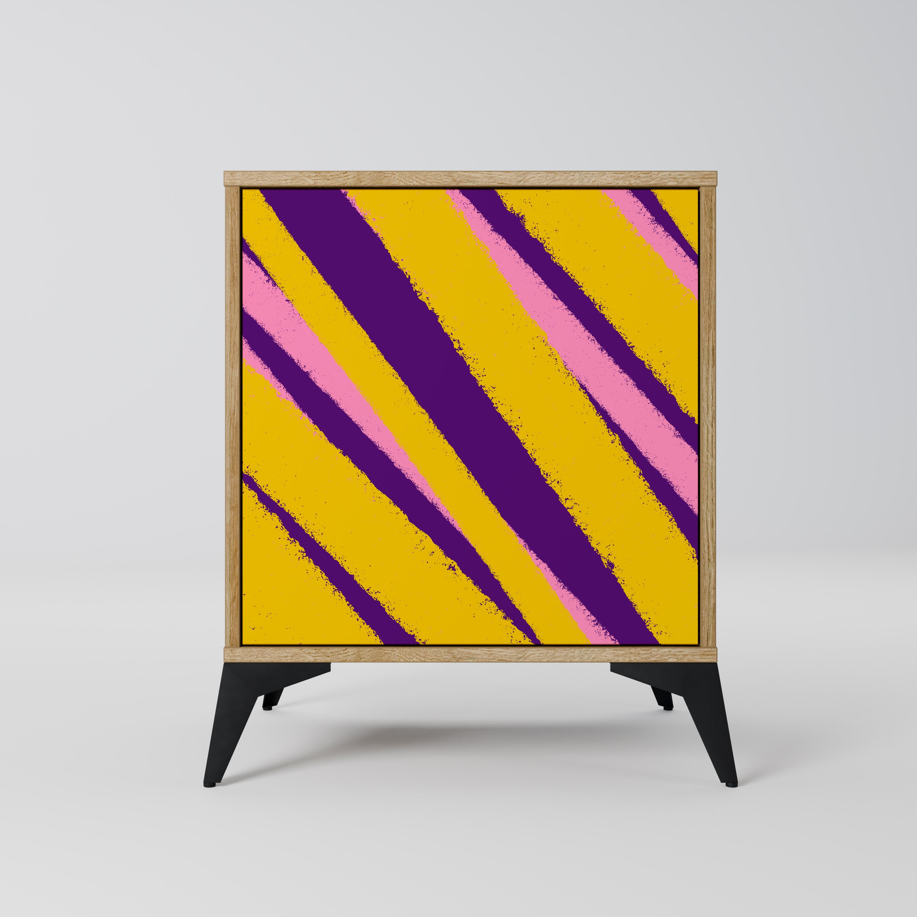 Aparador de 1 puerta DREAMS COME TRUE en efecto roble