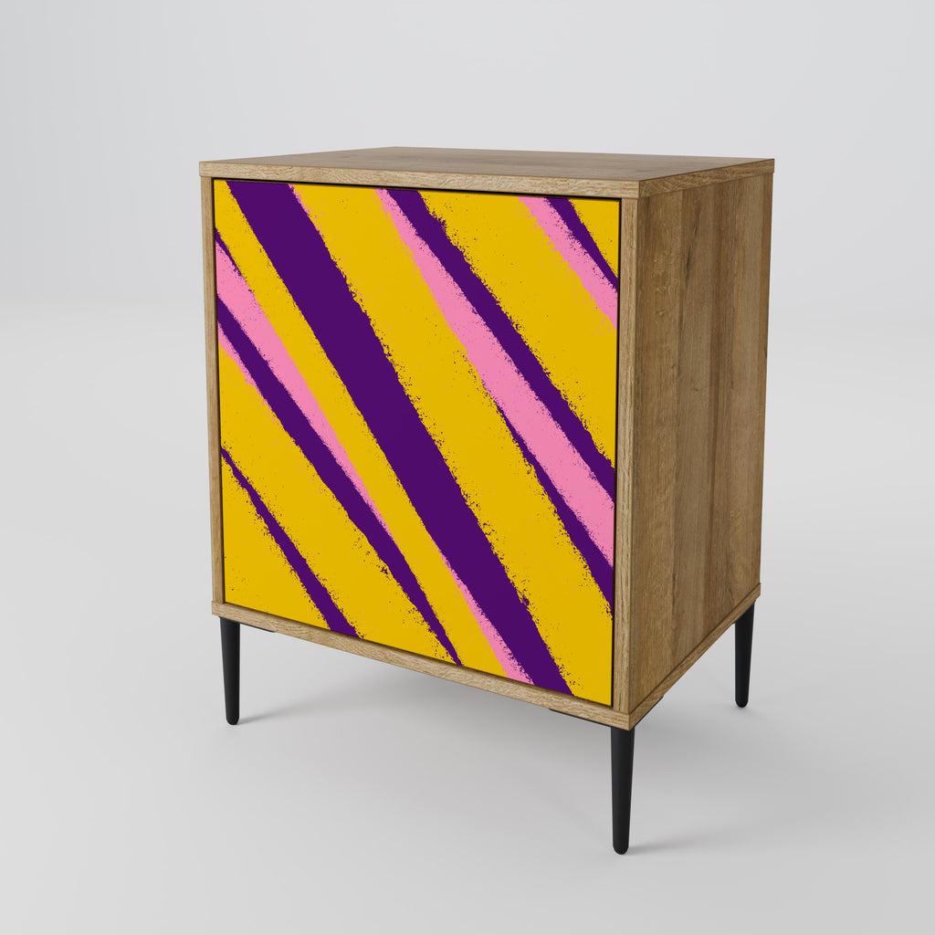 Aparador de 1 puerta DREAMS COME TRUE en efecto roble