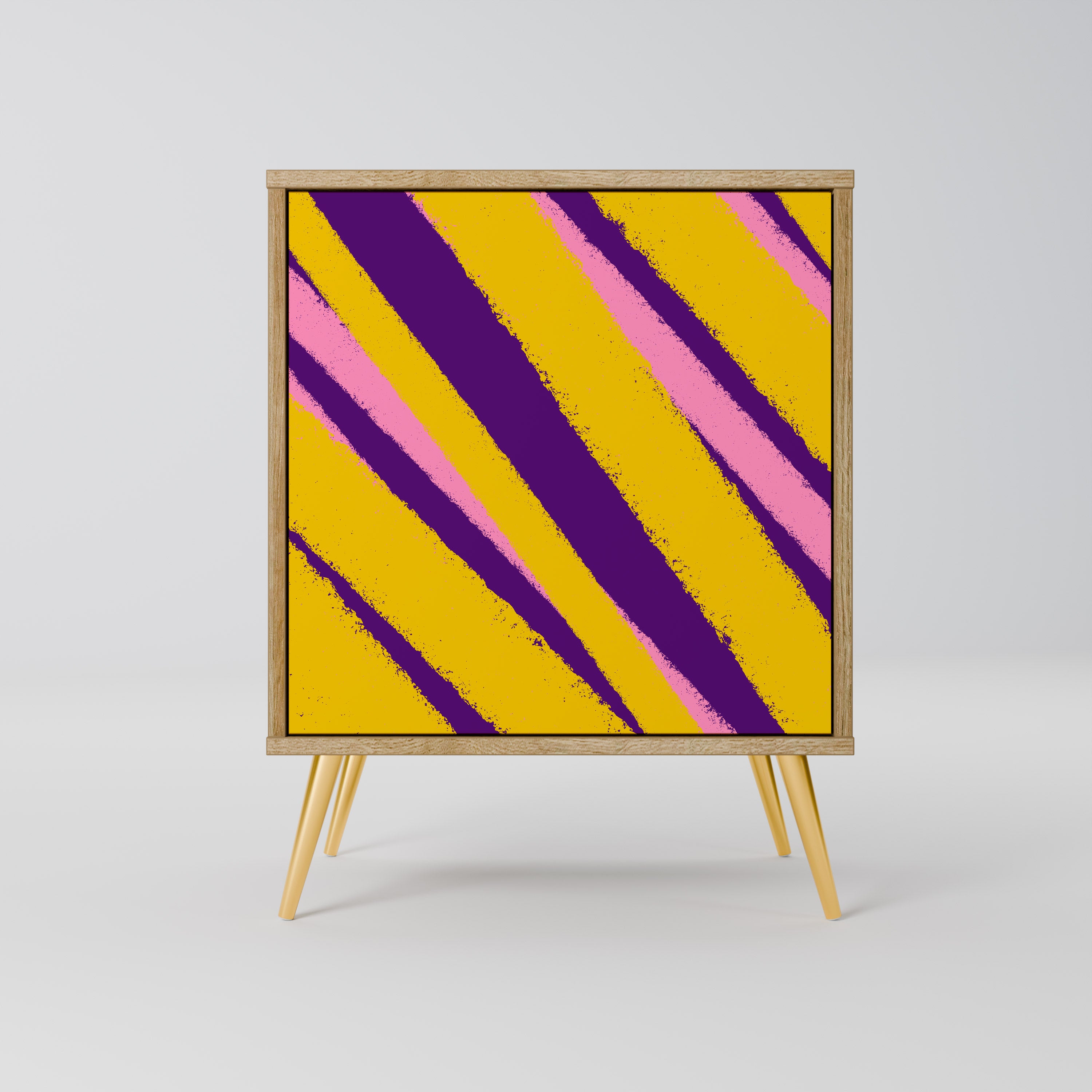 Aparador de 1 puerta DREAMS COME TRUE en efecto roble