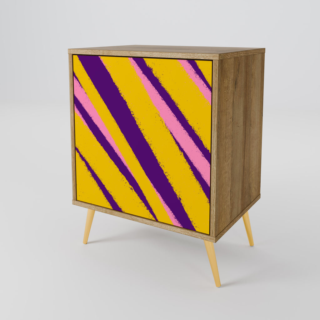 Aparador de 1 puerta DREAMS COME TRUE en efecto roble