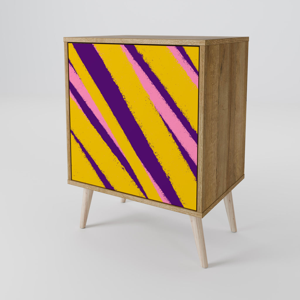 Aparador de 1 puerta DREAMS COME TRUE en efecto roble