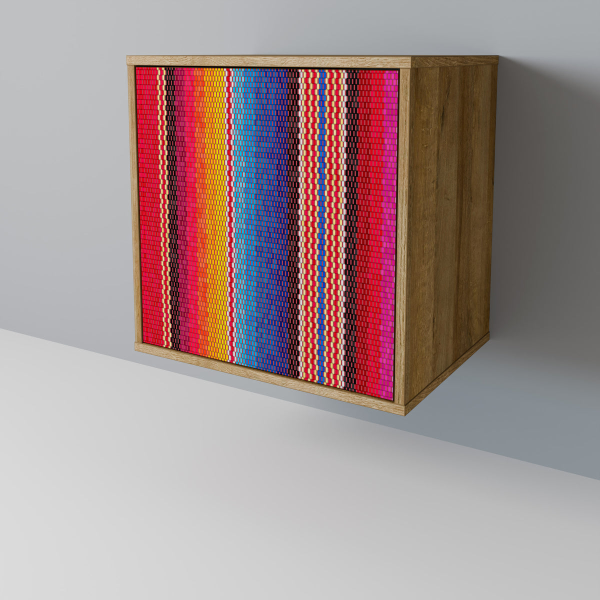 ETHNIC MEXICAN Aparador de 1 Puerta