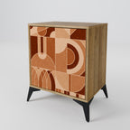 PRISM MOSAIC 1-Door Sideboard in Oak Effect