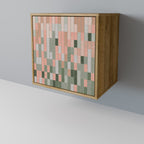 BUILDING THE FUTURE Aparador de 1 Puerta en Efecto Roble