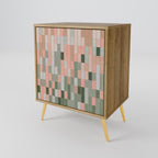 BUILDING THE FUTURE Aparador de 1 Puerta en Efecto Roble