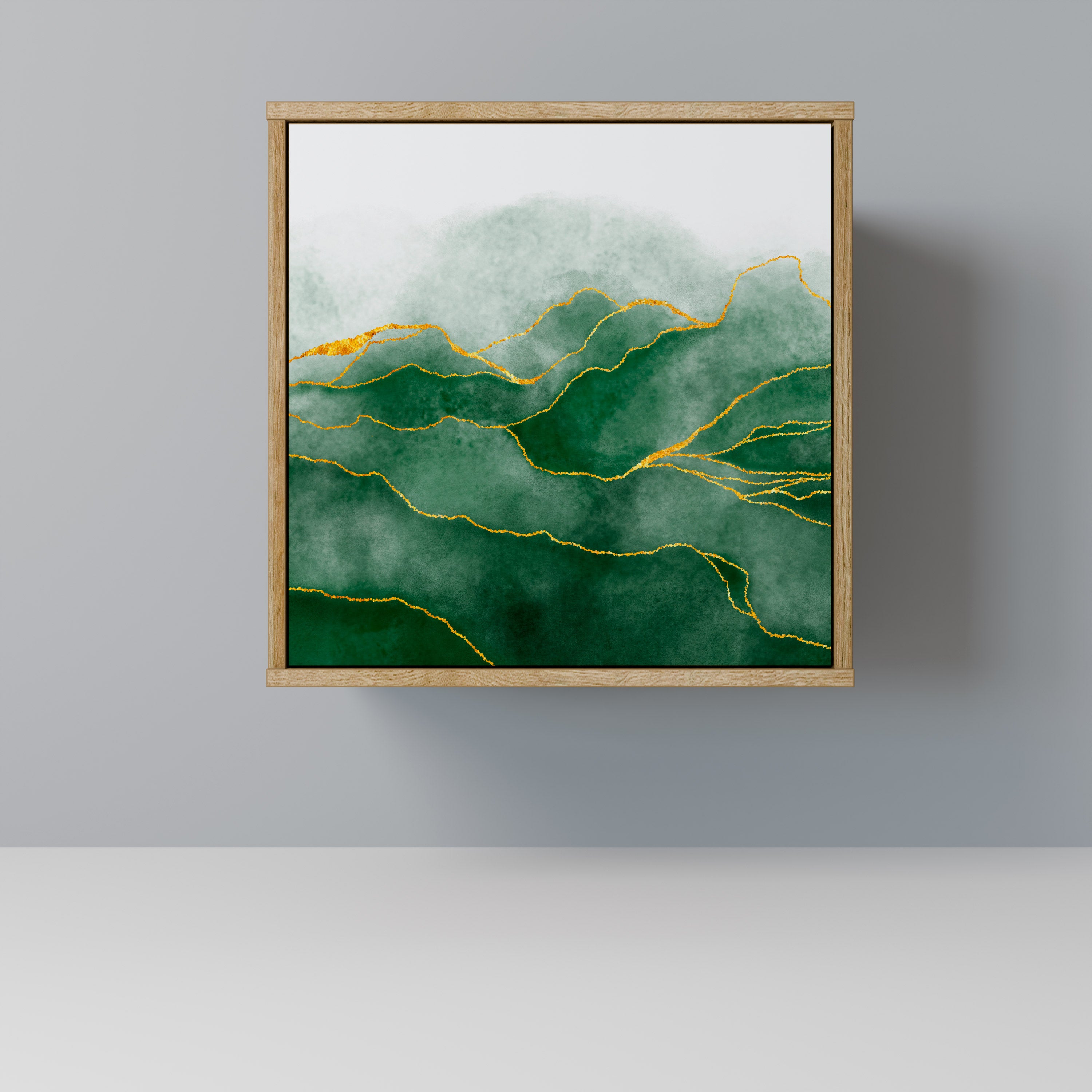 Aparador EXPENSIVE NATURE de 1 puerta con acabado efecto roble