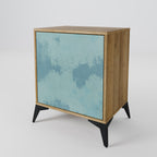 SKY WASH 1-Door Sideboard in Oak Effect