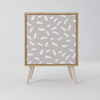 PASSING SECONDS Aparador de 1 Puerta en Efecto Roble