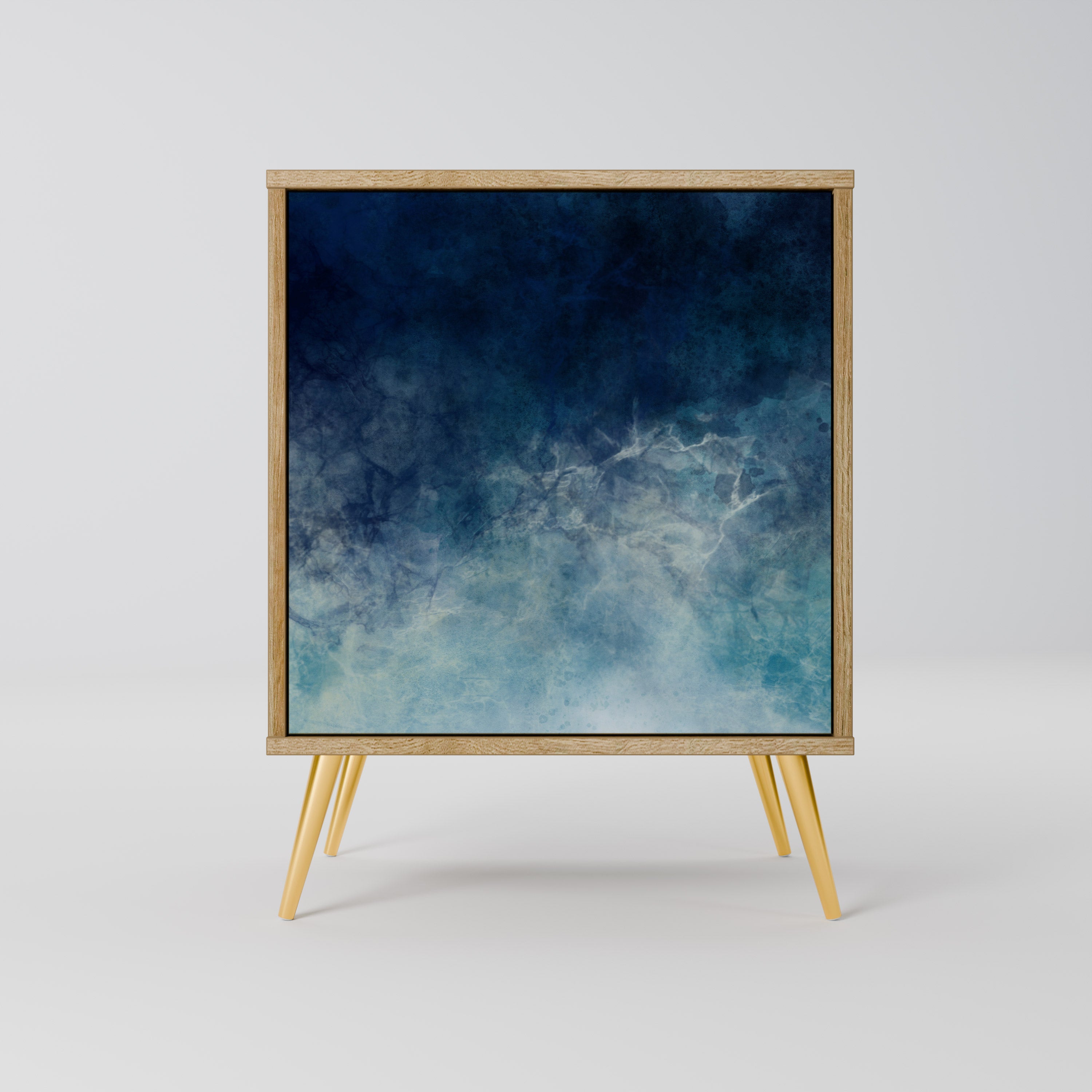 Aparador CELESTIAL FALL de 1 puerta con acabado efecto roble