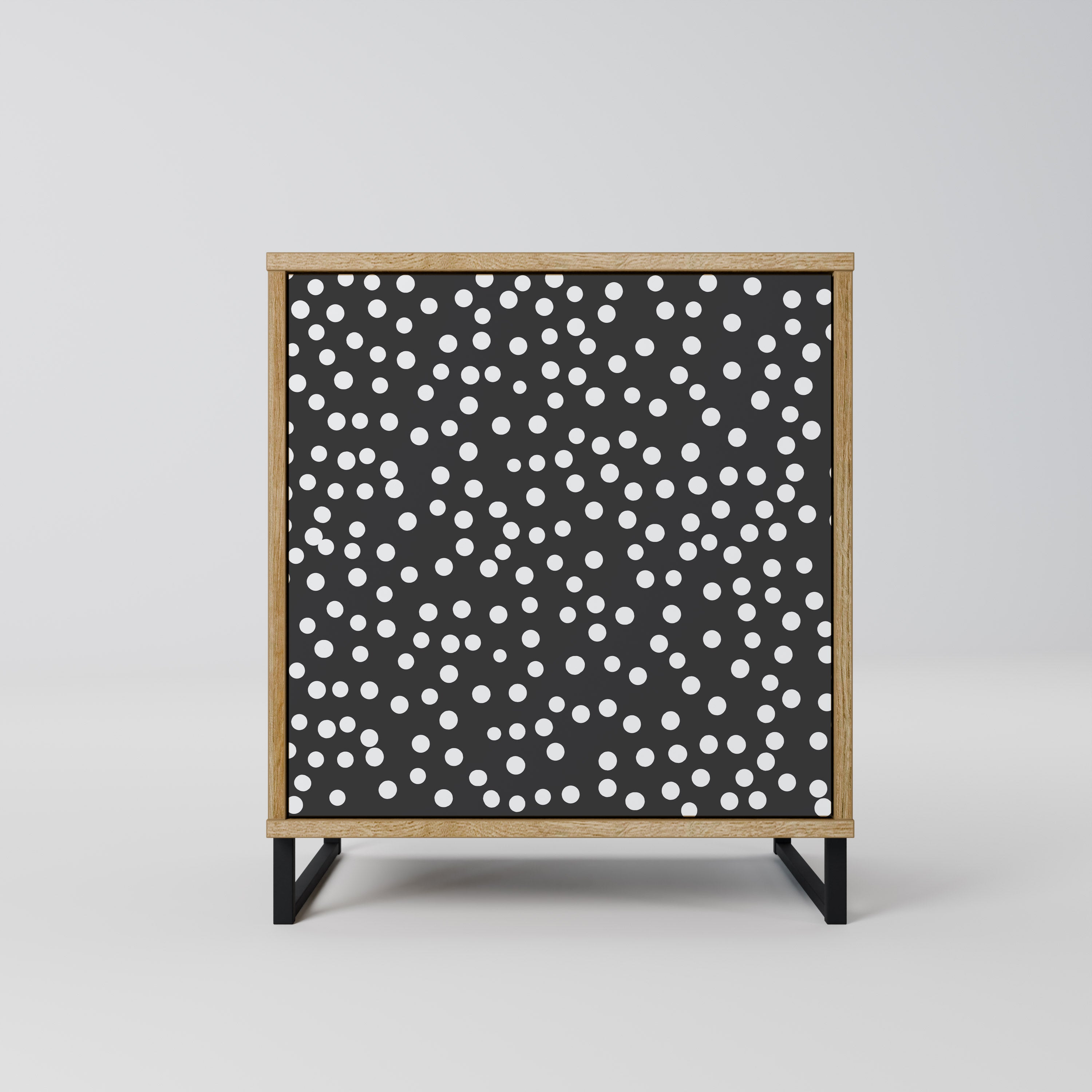 Aparador BLINDING LIGHTS de 1 puerta con acabado roble