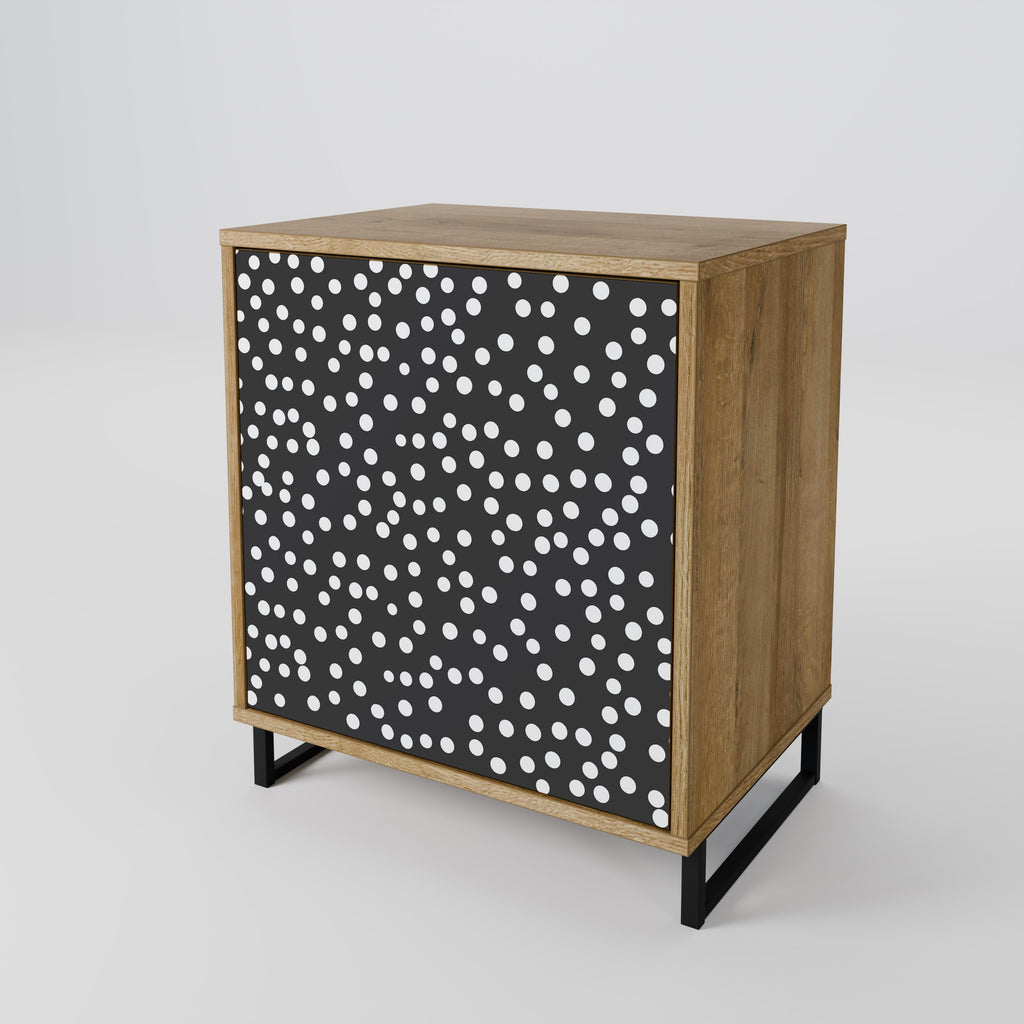 Aparador BLINDING LIGHTS de 1 puerta con acabado roble