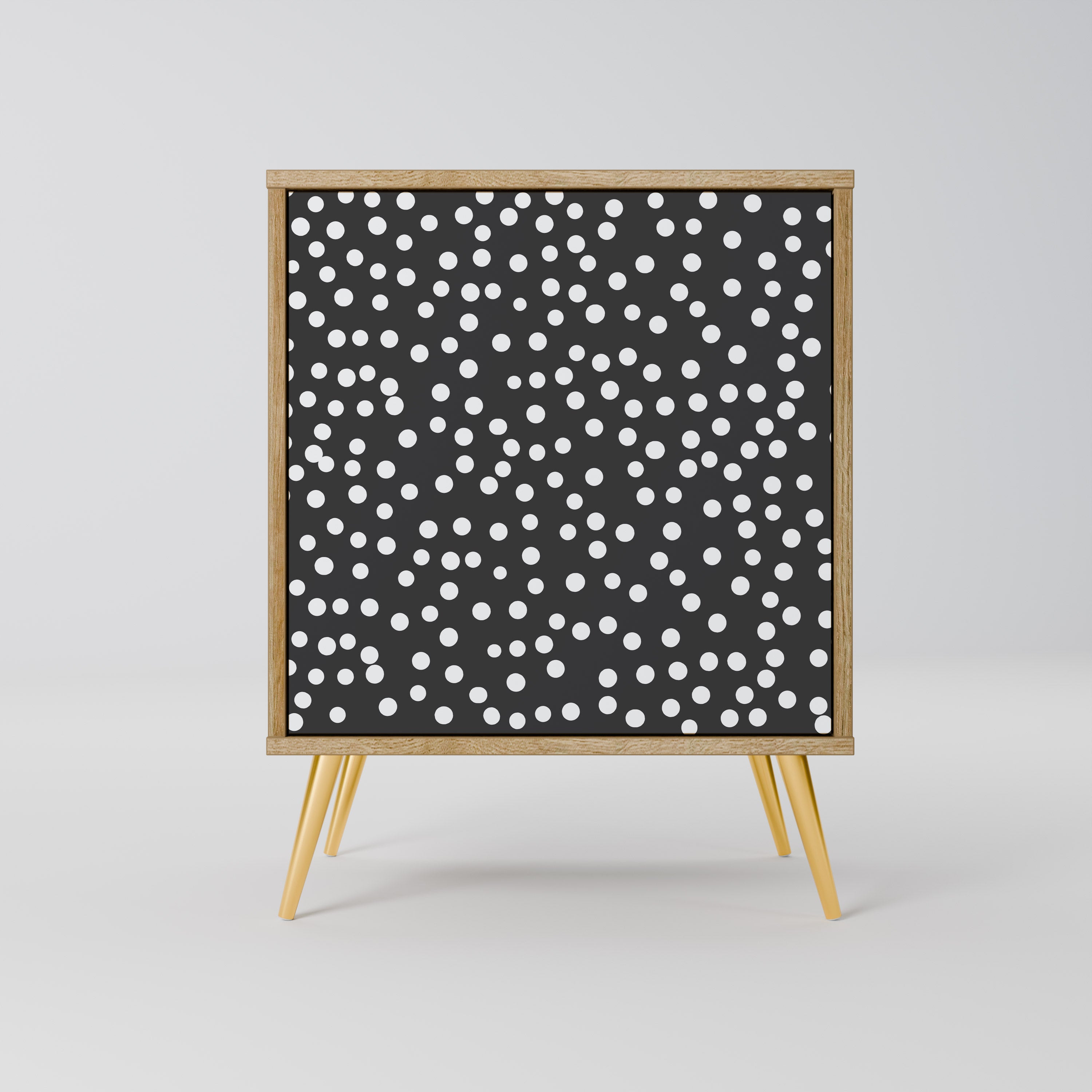 Aparador BLINDING LIGHTS de 1 puerta con acabado roble