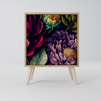 BLOOMING ELEGANCE 1-Door Sideboard in Oak Effect