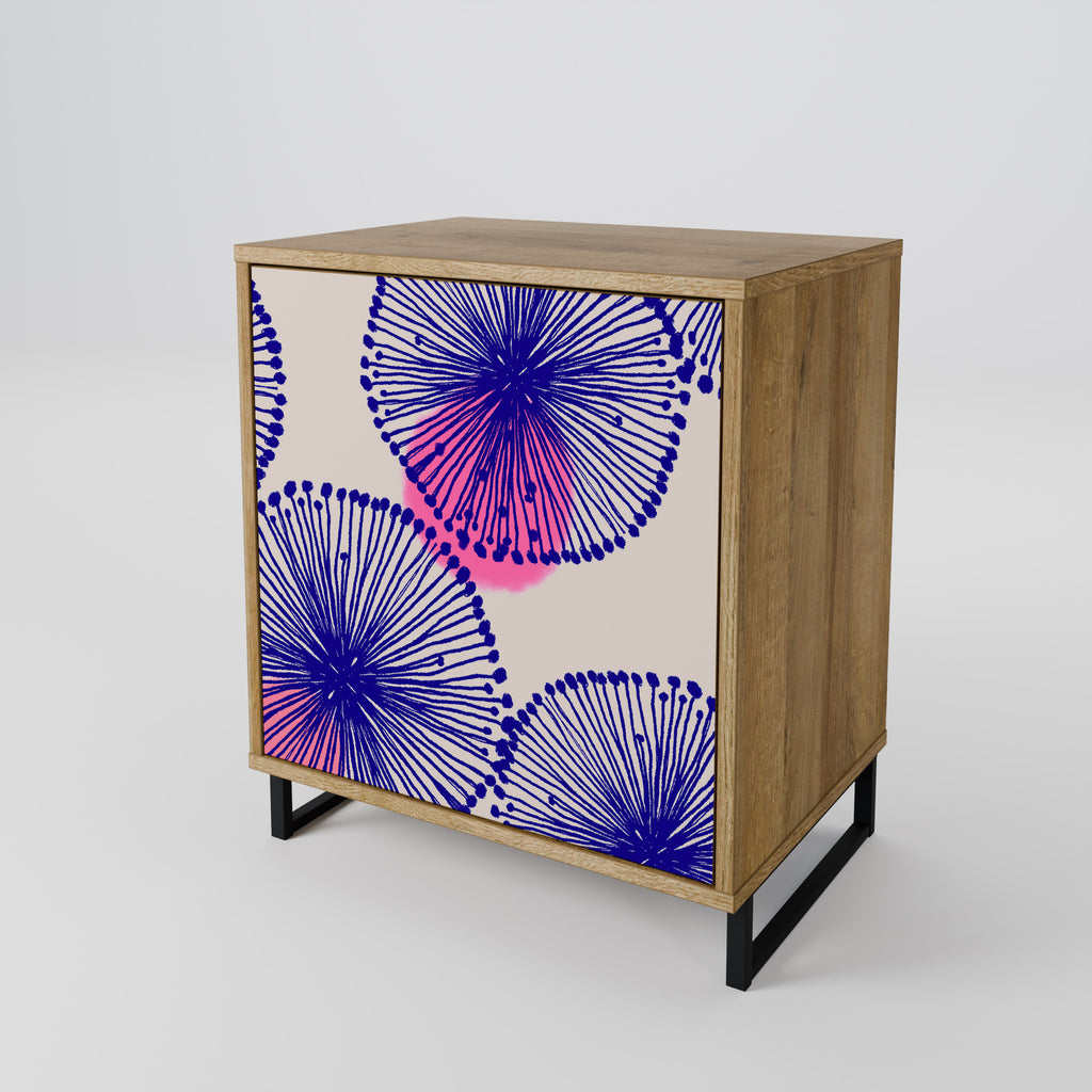 MAGIC NATURE 1-Door Sideboard in Oak Effect