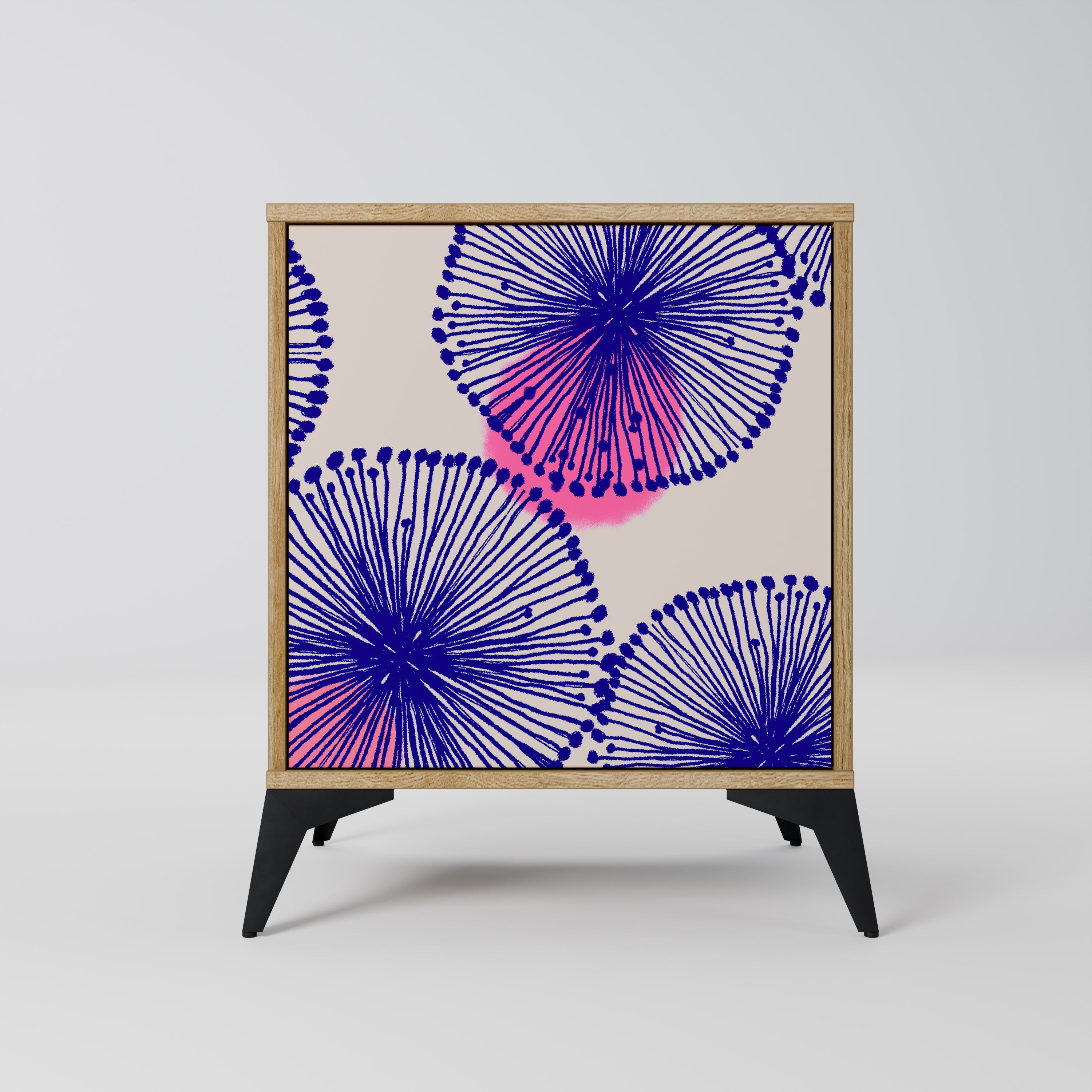 Aparador MAGIC NATURE de 1 puerta con acabado roble