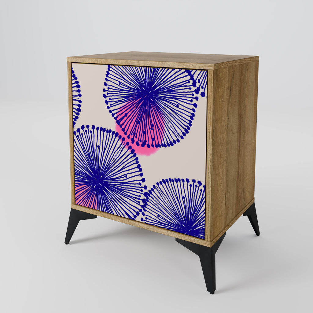 MAGIC NATURE 1-Door Sideboard in Oak Effect