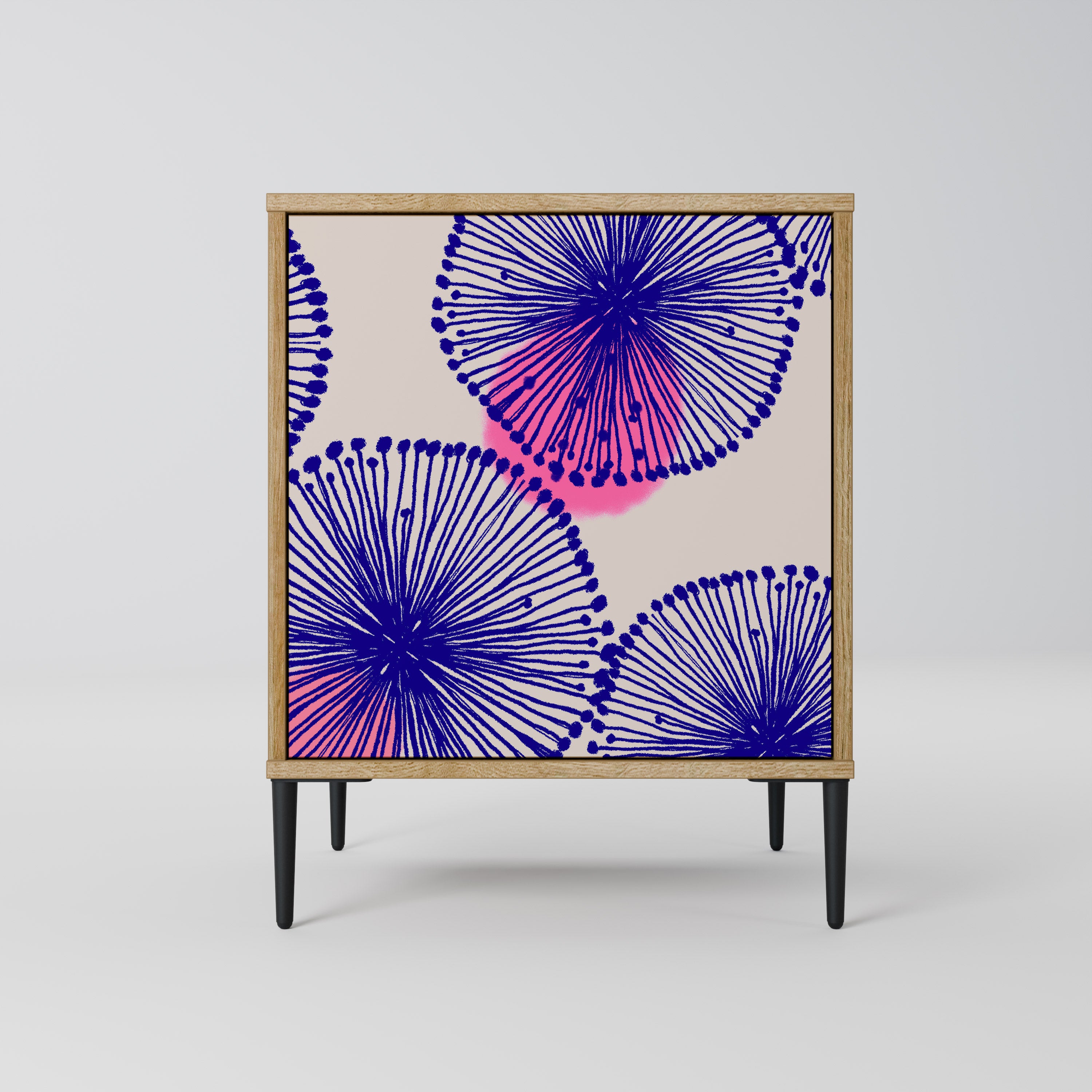 Aparador MAGIC NATURE de 1 puerta con acabado roble